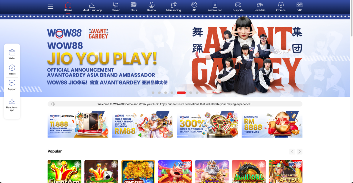 WOW88 with Avantgardey